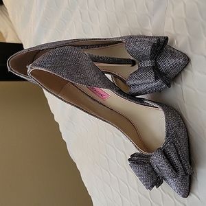 Silver Pumps by Betsey Johnson